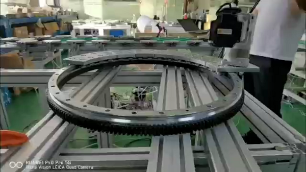 圓弧環(huán)形導軌自動輸送線操作視頻